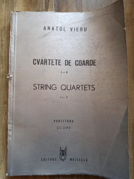 Anatol Vieru - Cvartete de Coarde I-V