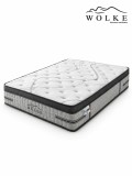 Saltea Wolke Arcuri Pocket Spring Spuma Memory Cooling Gel 160x200 cm Inaltime 32 cm