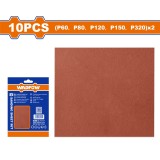 WADFOW - SET 10 COLI SMIRGHEL - P60, P80, P120, P150 PowerTool TopQuality