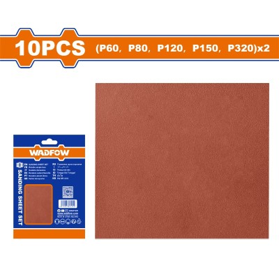 WADFOW - SET 10 COLI SMIRGHEL - P60, P80, P120, P150 PowerTool TopQuality foto