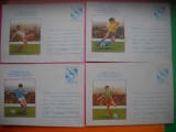 HOPCT PLIC LOT NR 46 -SET 4 PLICURI -CAMPIONATUL MONDIAL DE FOTBAL MEXIC 1986 --ROMANIA