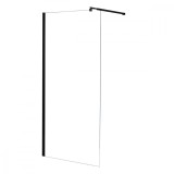 Cumpara ieftin River walk in zuhanyfal 70x190 cm fekete