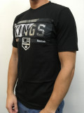 Los Angeles Kings tricou de bărbați Freeze Stripe black - S, Reebok