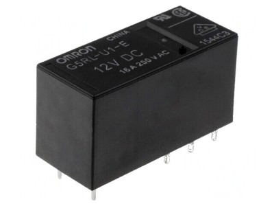 Releu electromagnetic SPDT 12VDC, 16A foto