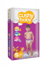 Scutece copii, Cushy baby, Marime 5, 156 bucati, 11-25 Kg, 24-36 luni foto