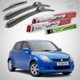 Cumpara ieftin Ștergătoare Suzuki Swift MZ/EZ 2005-2010 | Set Față și Spate Flat &ndash; TeamCar&reg;