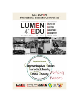 Working Papers Volume - 4th LUMEN International Scientific Conference Education, Quality and Sustainable Development, EDU 2020, 25-26 noiembrie 2020, foto