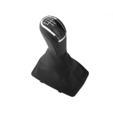 Buton schimbator viteze + nuca, Modecar, Pentru Audi A6 C6 04-12, 5 viteze, Negru/Crom