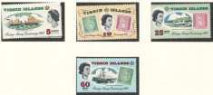 Insulele Virgine 1966 Mi 165/68 MNH - 100 de ani de timbre foto