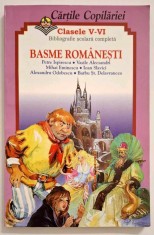 Cartile copilariei BASME ROMANESTI Clasele V-VI Ispirescu, Eminescu, Slavici, ..