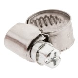 Colier metalic de strangere W2 8-12 mm, banda 9 mm, otel galvanizat