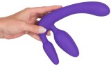 Strap-On fara curele cu Tripla Stimulare anal si vaginal, Orion