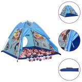 Cumpara ieftin Cort de joaca pentru copii cu 250 bile, albastru, 120x120x90 cm