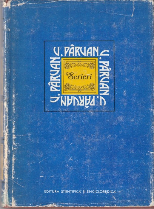 VASILE PARVAN - SCRIERI