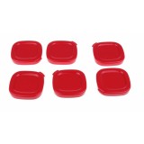 Set 6 capace pentru recipiente aparat de preparat iaurt, GROUPE SEB SS-1530000653, YG66xx