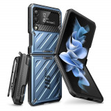 Husa Supcase Unicorn Beetle Pro pentru Samsung Galaxy Z Flip 4 Albastru, Negru, Carcasa