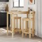 Set mobilier de bar, 3 piese, lemn masiv de pin