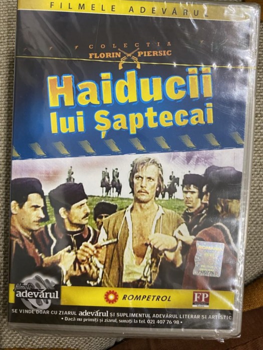 DVD Nou Haiducii lui Saptecai film de Dinu Cocea colectia Florin Piersic