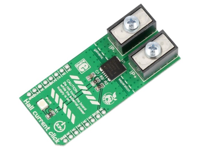 Placă prototip ampermetru SPI