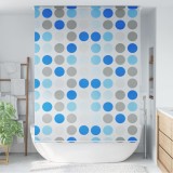 VidaXL Roletă perdea de duș 160x240 cm Model cercuri