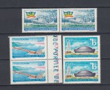 1970 LP 735 LP 736 LP 737 SISTEMUL HIDROENERGETIC PORTILE DE FIER PERECHE MNH, Nestampilat