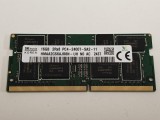 Memorie Ram Laptop SK Hynix 16GB, DDR4, 2Rx8, PC4-2400T, 2400Mhz, HMAA2GS6AJR8N-UH, PC4-19200, CL17, 1.2V, Non-ECC, sodimm, 260 pini