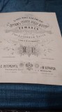 PARTITURA VECHE -IMPERIUL TARIST -1869 -