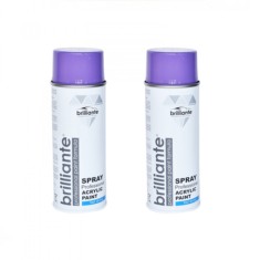 Pachet 2 x Vopsea Spray Brilliante Mov RAL 4005 400 ml
