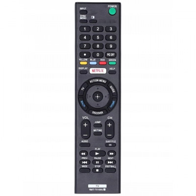 Telecomanda pentru TV Sony RMT-TX100U, x-remote, universala, Netflix, Negru foto