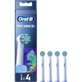 Rezerve periuta de dinti electrica pentru copii Oral-B Pro Kids Chameleon, 4 buc