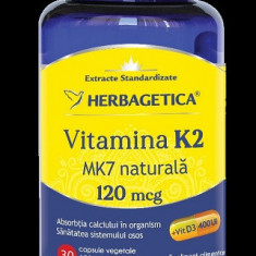 Vitamina k2 mk7 naturala 120mg 30cps vegetale