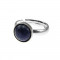 Inel argint reglabil cu lapis lazuli natural 8 MM