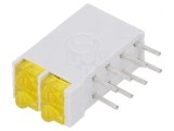LED Galben 1,8mm 4 Diode 10mA 2,1V
