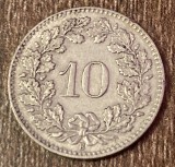 C50 - Moneda foarte veche - Elvetia - 10 rappen - 1933