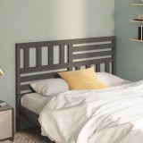 Tablie Pat Gri 141x4x100 cm Lemn Masiv Pin vidaXL Fixare Cadru Pat Dormitor