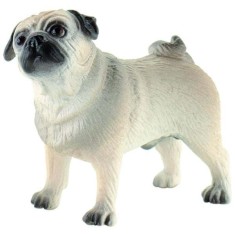 Caine rasa Mops - Figurina