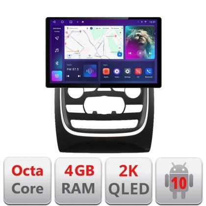 Navigatie Dodge Durango 2014-2020 Qled 2K Octa Core 4+64 LTE 4G DSP Wifi 5Ghz android auto carplay radio gps internet Kit-+EDT-E413-2K CarStore Techno