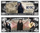 !!! SUA = FANTASY NOTE (TJ6) = BRIAN JOHNSON SI TRUPA &#039;&#039; AC / DC &#039;&#039; - 2015 - UNC
