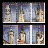 Cumpara ieftin ✅ RO 2014 LP 2041 " Turnurile timpului, Turnuri cu ceas " , serie , MNH