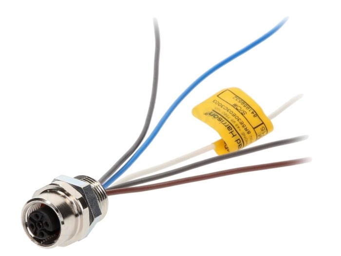 Conector M12 mamă IP67, 5 pini