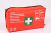 Trusa Medicala Auto Prim Ajutor Mini Rapid DIN 13167, Valabilitate 4 Ani, Set Complet cu Bandaje, Plasturi, Manusi si Folie Izoterma