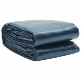 vidaXL Folie solară plutitoare piscină, negru/albastru, 500x300, PE