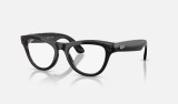 Ray-Ban Meta Skyler Gen 2 High Bridge Fit Shiny Black Clear Graphite Green Transitions 52-20