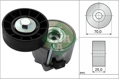 INA 534 0280 10 Intinzator curea, curea distributie foto
