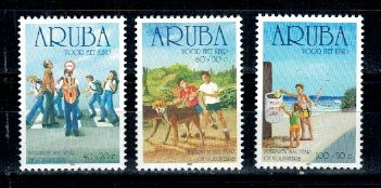Aruba 2001 - Pentru copii, serie neuzata foto