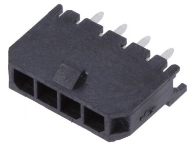 Soclu cablu-placă Micro-Fit 3.0 4 pini aurit foto