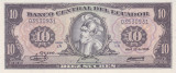 Bancnota Ecuador 10 Sucres 29.04.1986 - P121A UNC