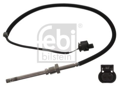 FEBI BILSTEIN 48843 Senzor, temperatura gaze evacuare foto