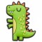 Jibbitz Crocs Green Dino