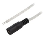 Cablu Prelungitor DC 5m 5,5/2,1mm Transparent